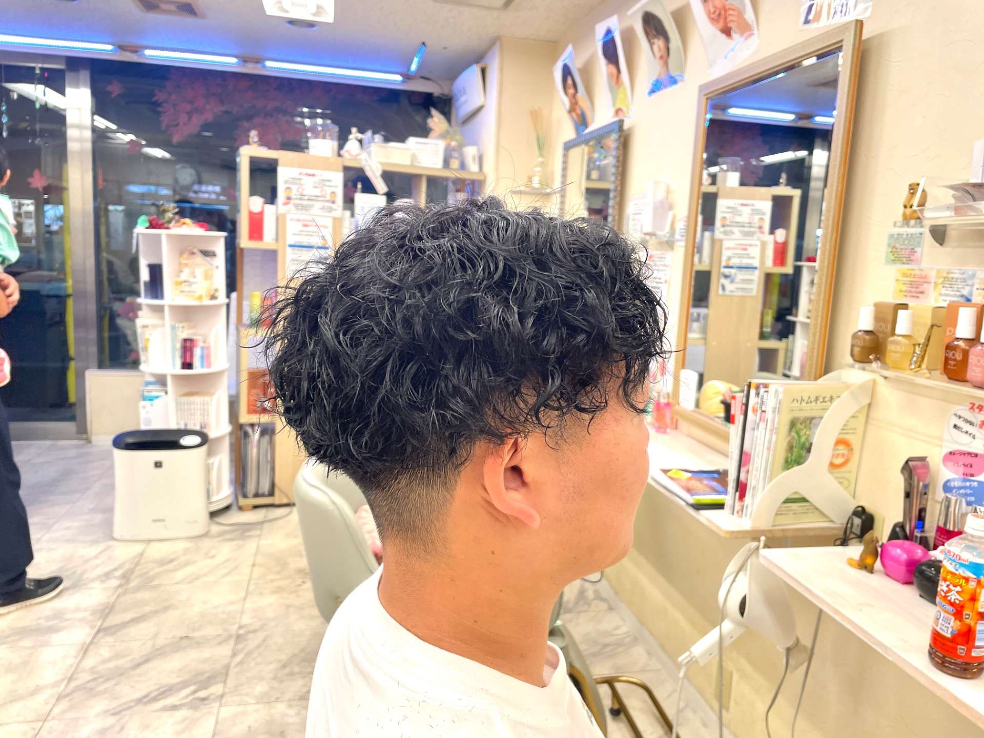 強め波巻きパーマ